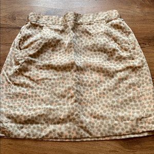3/$12 LOFT polka dot skirt